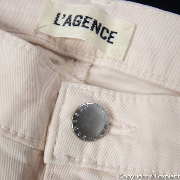NEW L'AGENCE‎ skinny jeans, pale pink size 25 - Picture 10 of 13